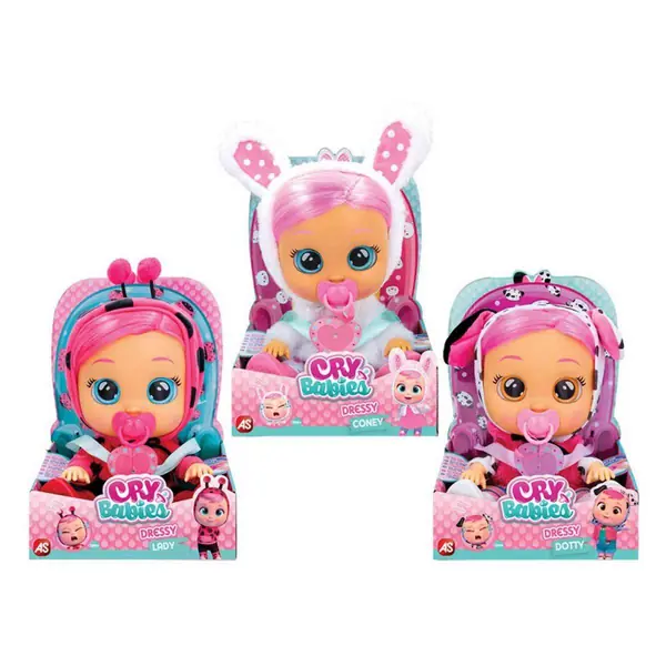 Кукла Cry Babies Dressy Coney, Dotty или Lady — Coney — главен приказ на моделот