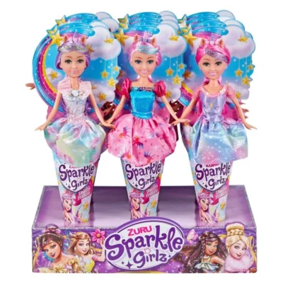 Кукла еднорог принцеза Sparkle Girlz 27 см — главен приказ на моделот
