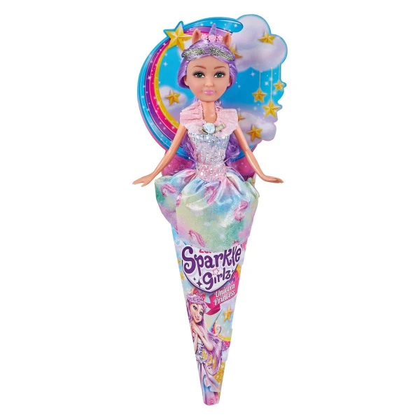 Кукла еднорог принцеза Sparkle Girlz 27 см — Виолетова — дополнителен приказ 6
