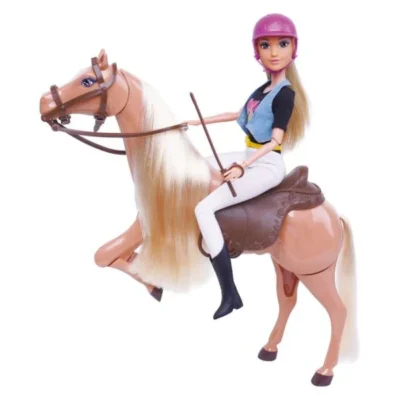 kukla javachka Anlili – Kukla javachka Anlili so konj i oprema Masen Toys 29 sm