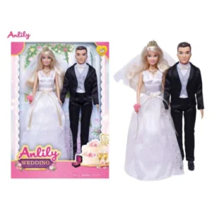 kukla nevesta Anlili – Kukla nevesta Anlili so mladozhenec Masen Toys 29 sm