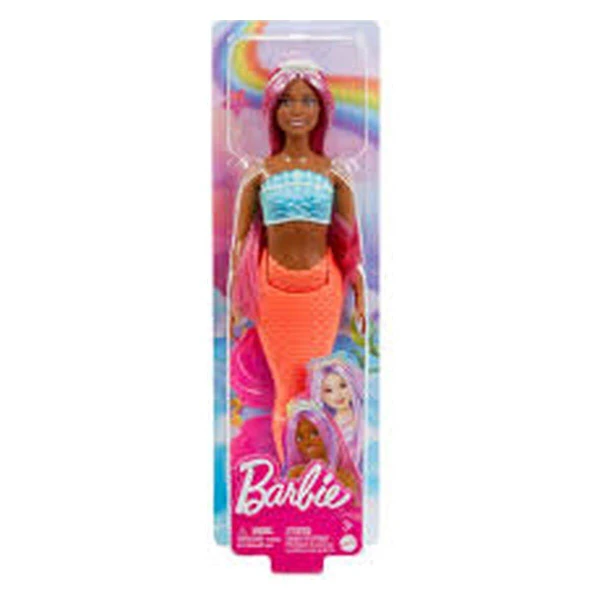 Кукла сирена Barbie Dreamtopia со избор на боја — Портокалова — дополнителен приказ 2