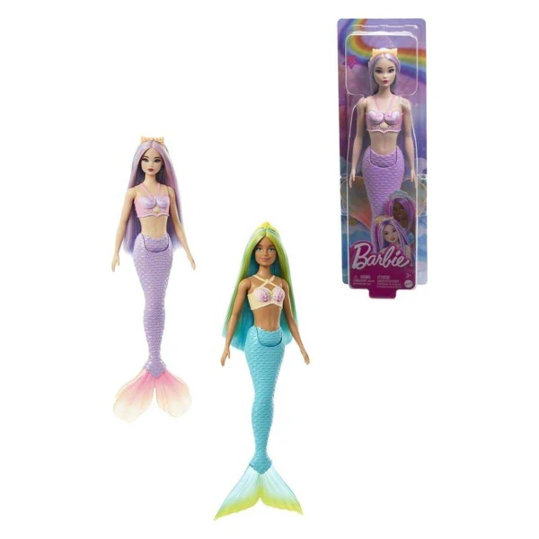 Кукла сирена Barbie Dreamtopia со избор на боја — Виолетова — дополнителен приказ 3