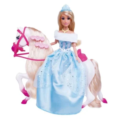snezhna princeza Anlili – Kukla snezhna princeza Anlili so konj Masen Toys 29 sm