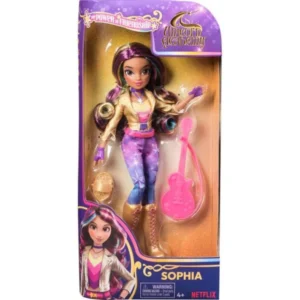 kukla Sophia so gitara – Kukla Sophia so gitara Unicorn Academy, 24 sm so obleka za javanje