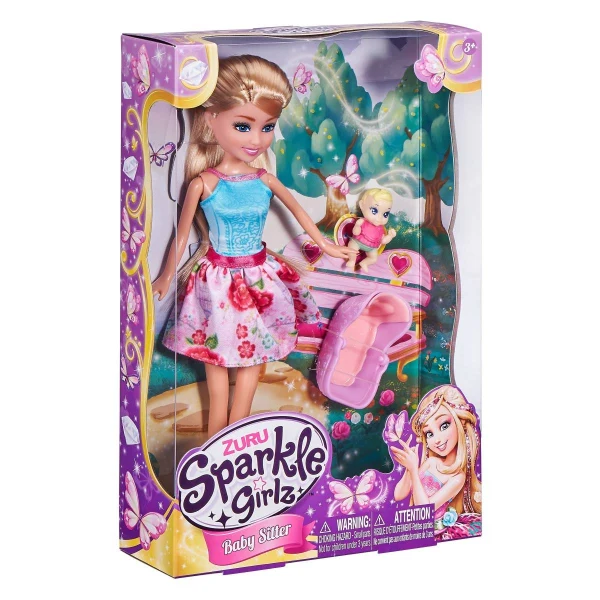 Кукла Sparkle Girlz Baby Sitter со бебе — дополнителен приказ 2