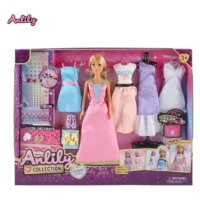 kukla za presoblekuvanje Anlili – Kukla za presoblekuvanje Anlili so obleka i dodatoci Masen Toys 29 sm