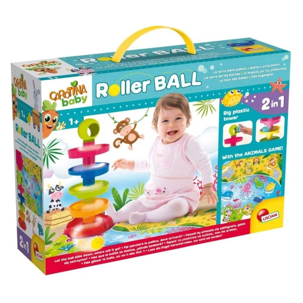 kula so topchinja – Kula so topchinja Lisciani Carotina Baby Roller Ball 2 vo 1