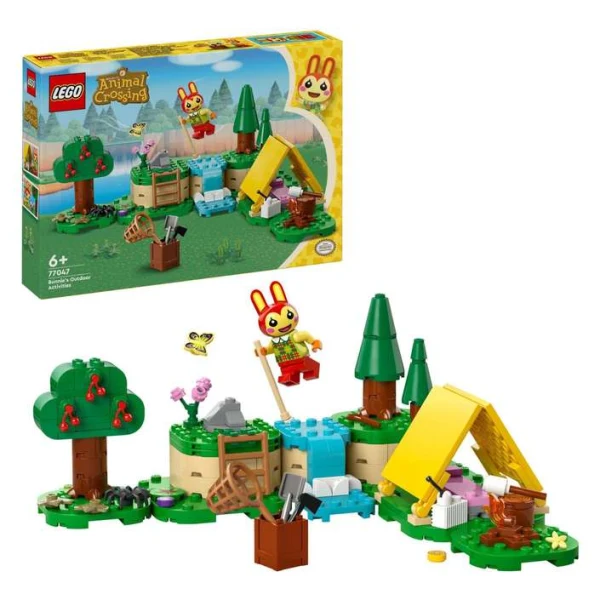 LEGO Animal Crossing 77047 – kutija i sostaven kamp