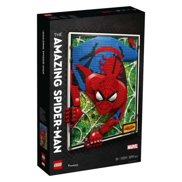 LEGO Art 31209 Chudesniot Spider-Man 3D slika za zid
