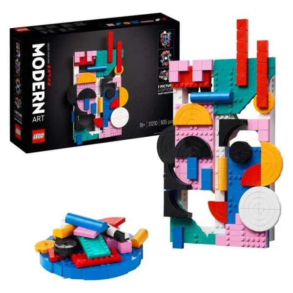 LEGO Art 31210 – kutija i sostavena apstraktna slika