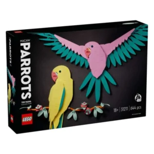 LEGO Art 31211 Kolekcija Fauna dva papagali ara
