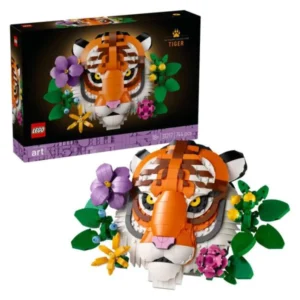 LEGO Art 31217 – kutija i sostaven tigar so cvekja