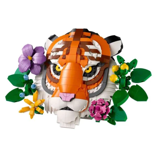 LEGO Art 31217 – sostavena glava na tigar so cvekja
