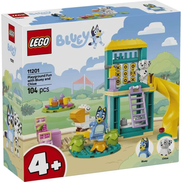 LEGO Bluey 11201 igralishte so Bluey i Chloe