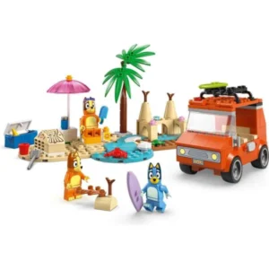 LEGO Bluey 11202 – sostavena plazha so avtomobil i palma