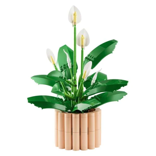 LEGO Botanicals 11504 – sostaven spatifilum so beli cvetovi