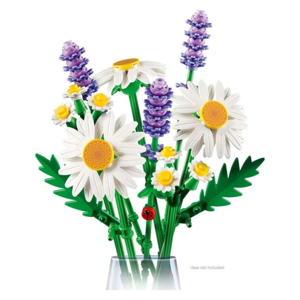 LEGO Botanicals 11508 – sostaven buket so margaritki i lavanda