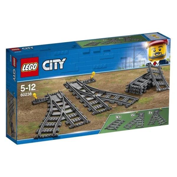 LEGO City 60238 skretnici za shini na voz