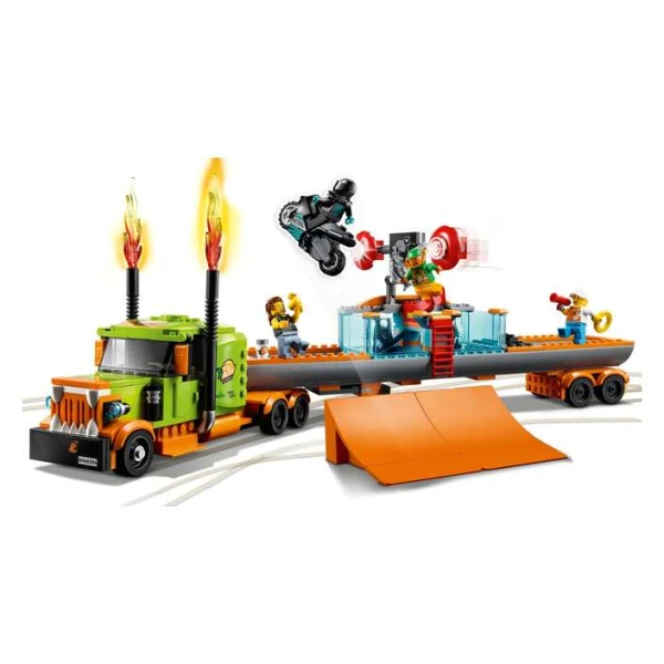 LEGO City 60294 – sostaven kamion so rampa i kaskaderski motor