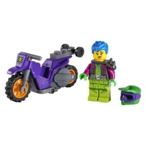 LEGO City 60296 – sostaven motor so minifigurata Raze i kaciga
