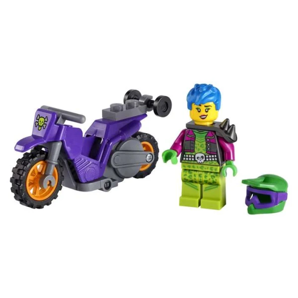LEGO City 60296 – sostaven motor so minifigurata Raze i kaciga