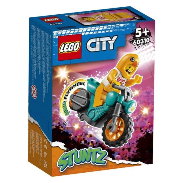 LEGO City 60310 kaskaderski motor so kokoshka