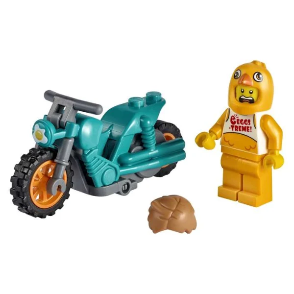 LEGO City 60310 – tirkizen motor i minifigura vo kostim na kokoshka