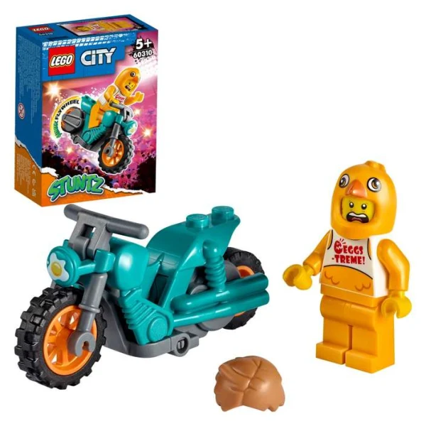 LEGO City 60310 – kutija so motorot i minifigurata Clemmons