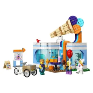 LEGO City 60363 – sostaven salon za sladoled so dzinovski kornet na pokrivot