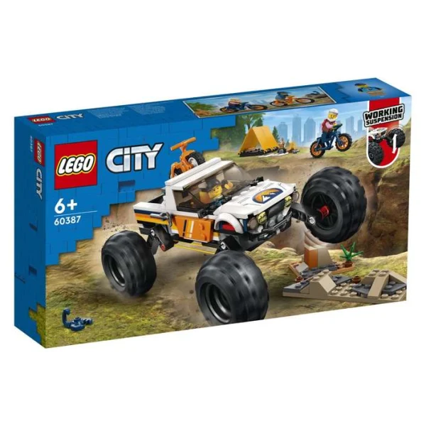 LEGO City 60387 avanturi so terensko vozilo 4x4