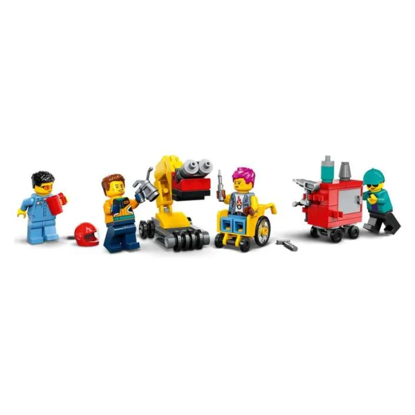 LEGO City 60389 – minifiguri na mehanichari i vozachi