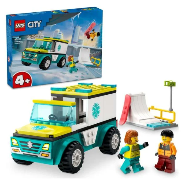 LEGO City 60403 – kutija i sostaveniot set