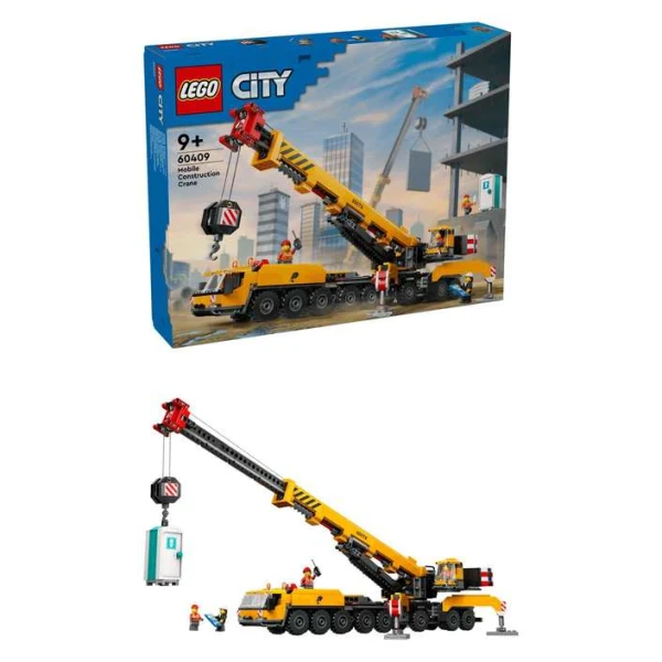 LEGO City 60409 – kutija i sostaveniot kran