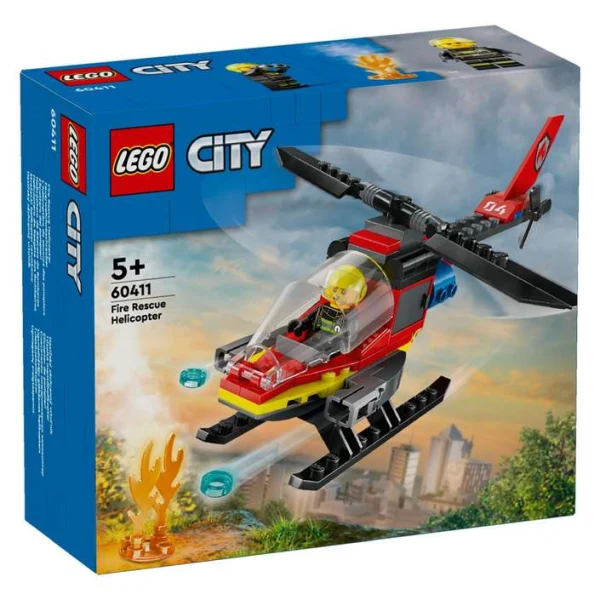 LEGO City 60411 protivpozharen helikopter za spasuvanje