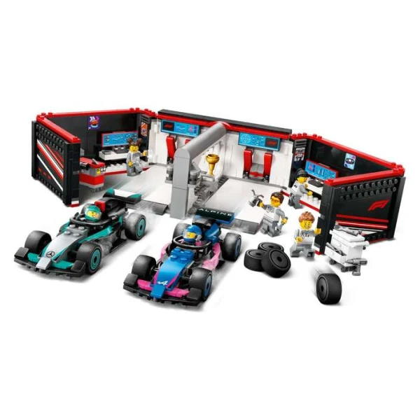 LEGO City 60444 – garazhata i bolidite od drug agol