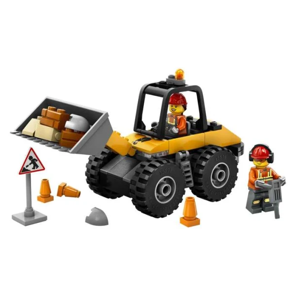 LEGO City 60450 – sostaven utovaruvach so znak i konusi