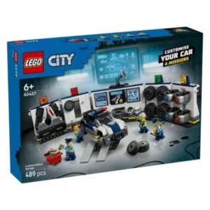 LEGO City 60457 policiska garazha za prilagoduvanje na avtomobil