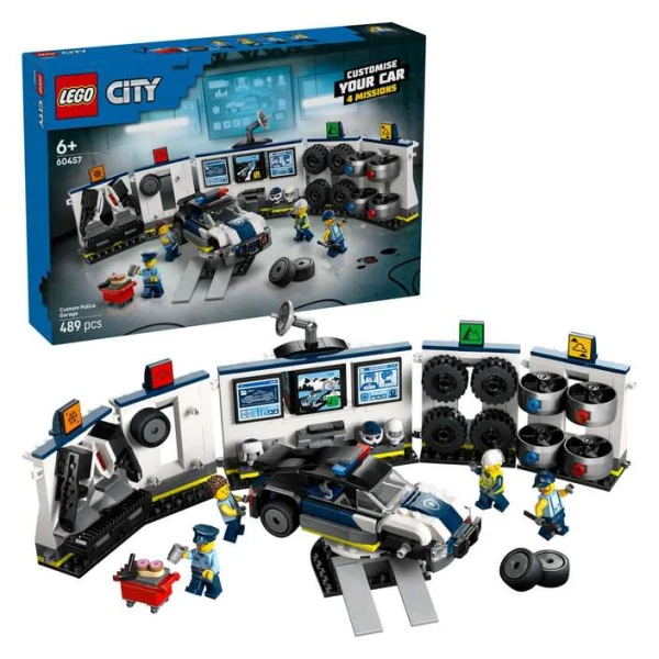 LEGO City 60457 – kutija i sostavena garazha