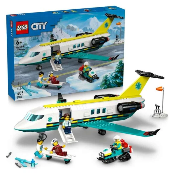 LEGO City 60465 – kutija i sostaven avion
