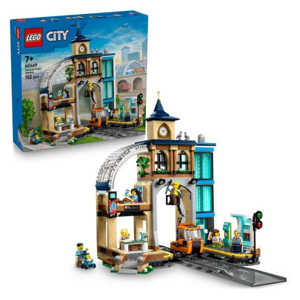 LEGO City 60469 – kutija i sostavena stanica