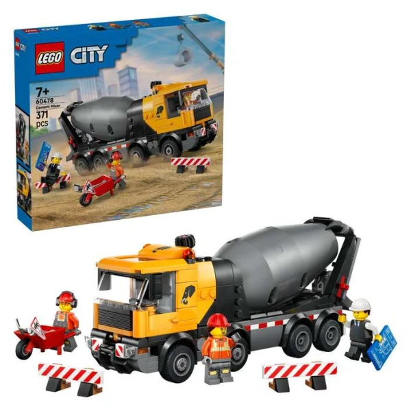 LEGO City 60478 kamion meshalka za beton