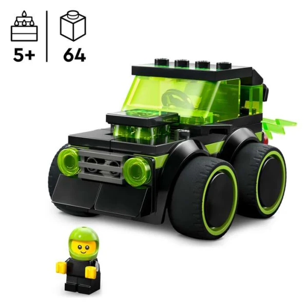 LEGO City 60484 – avtomobilot so golemi gumeni gumi