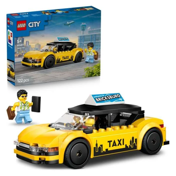 LEGO City 60487 zholto taksi