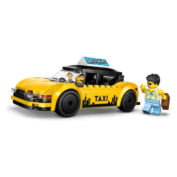 LEGO City 60487 – zholto taksi od strana