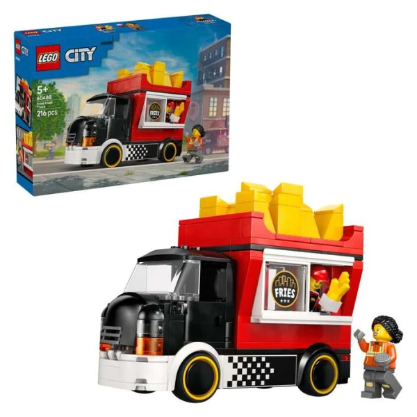 LEGO City 60488 kamion za brza hrana so pomfrit