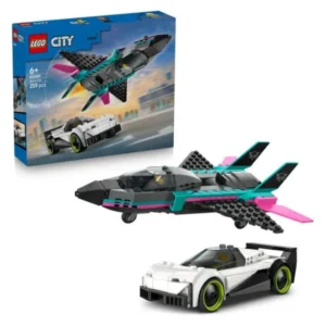 LEGO City 60489 mlazen avion nasproti superavtomobil