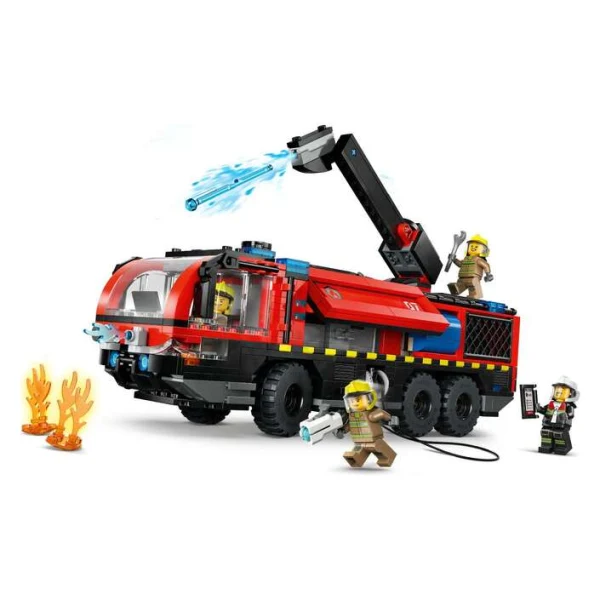 LEGO City 60499 – protivpozharniot kamion so vodna struja i minifigurite na pozharnikari