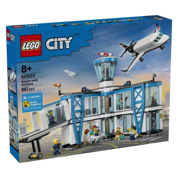 LEGO City 60502 aerodrom so patnichki avion