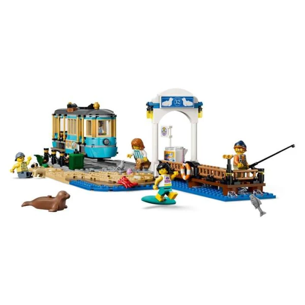 LEGO City 60506 – tramvajot i plazhata od drug agol